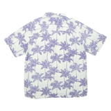 JOE MARLIN Mens Hawaiian Shirt Blue Floral XL