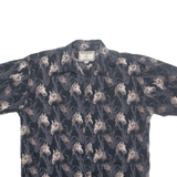 BRIT & BRIDLE Mens Shirt Black Crazy Pattern XL
