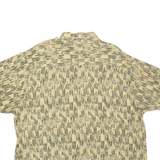 UNITED Mens Shirt Beige Crazy Pattern 2XL