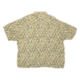 UNITED Mens Shirt Beige Crazy Pattern 2XL