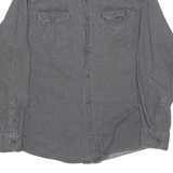 WRANGLER Mens Plain Shirt Black Long Sleeve L
