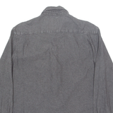 WRANGLER Mens Plain Shirt Black Long Sleeve L