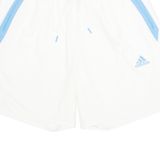 ADIDAS Mens Sports Shorts White Relaxed XL W32