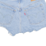 LEVI'S Cut Off 501 E Womens Denim Shorts Blue S W28