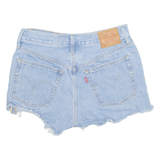 LEVI'S Cut Off 501 E Womens Denim Shorts Blue S W28