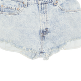LEVI'S Cut Off 517 Womens Denim Shorts Blue M W31