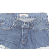 LEVI'S 512 Cut Off Womens Denim Shorts Blue M W32