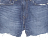 LEVI'S Cut Off 512 Premium E Womens Denim Shorts Blue L W34