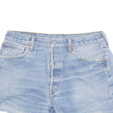 LEVI'S Cut Off 501 Womens Denim Shorts Blue M W32