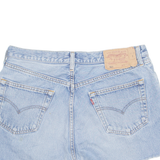 LEVI'S Cut Off 501 Womens Denim Shorts Blue M W32