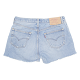 LEVI'S Cut Off 501 Womens Denim Shorts Blue M W32