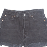 LEVI'S Cut 501 Womens Denim Shorts Black M W30