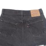 LEVI'S Cut 501 Womens Denim Shorts Black M W30