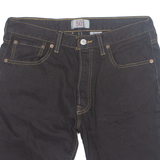 LEVI'S Turn Up 501 Mens Denim Shorts Black M W30