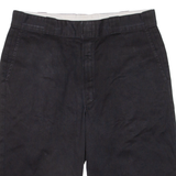 DICKIES Mens Workwear Shorts Black Slim M W34