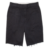 DICKIES Mens Workwear Shorts Black Slim M W34