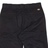 DICKIES Mens Workwear Shorts Black Slim M W34