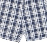 CHAPS Mens Chino Shorts Blue Check M W34