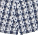 CHAPS Mens Chino Shorts Blue Check M W34