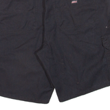 DICKIES Womens Workwear Shorts Black UK 16 W36