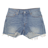 LEVI'S 501 Womens Denim Shorts Blue S W27