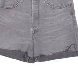 LEVI'S Ribcage Womens Denim Shorts Grey M W30