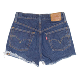 LEVI'S 501 BIG E Womens Denim Shorts Blue XS W25