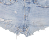 LEVI'S 501 BIG E Womens Denim Shorts Blue XS W25