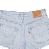 LEVI'S 501 BIG E Womens Denim Shorts Blue XS W25