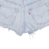 LEVI'S 501 BIG E Womens Denim Shorts Blue XS W25