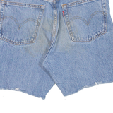 LEVI'S 501 BIG E Womens Jorts Shorts Blue XS W25