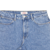 WRANGLER High Rise 4 Womens Denim Shorts Blue M W29