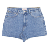 WRANGLER High Rise 4 Womens Denim Shorts Blue M W29