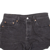 LEVI'S Womens Denim Shorts Black S W28