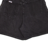 ZENA JEANS Womens Denim Shorts Black Relaxed UK 10 W30