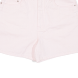 HALSTON JEANSWEAR Womens Denim Shorts Pink M W31