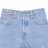 LEVI'S Ribcage Womens Denim Shorts Blue XXS W23