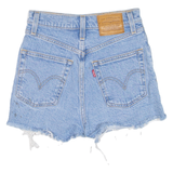 LEVI'S Ribcage Womens Denim Shorts Blue XXS W23