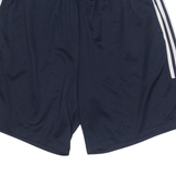 ADIDAS Mens Sports Shorts Blue Relaxed XL W32