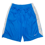 NIKE Mens Sports Shorts Blue Relaxed M W28