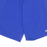 REEBOK Speedwick Mens Sports Shorts Blue Relaxed M W30