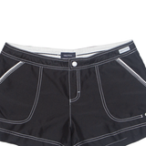 NAUTICA Womens Utility Shorts Black M W33