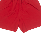 NIKE Mens Sports Shorts Red Relaxed L W30