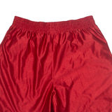 NIKE Mens Sports Shorts Red Relaxed L W32