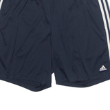 ADIDAS Mens Sports Shorts Blue Relaxed L W32