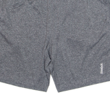 REEBOK Mens Sports Shorts Grey Relaxed L W34
