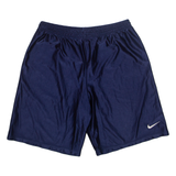 NIKE Mens Sports Shorts Blue Relaxed 90s L W30