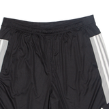 ADIDAS PRIME GREEN Mens Sports Shorts Black Relaxed XL W36