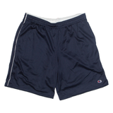CHAMPION Mens Sports Shorts Blue Relaxed L W34
