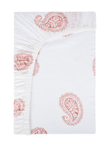 Pink City Fitted Crib Sheet